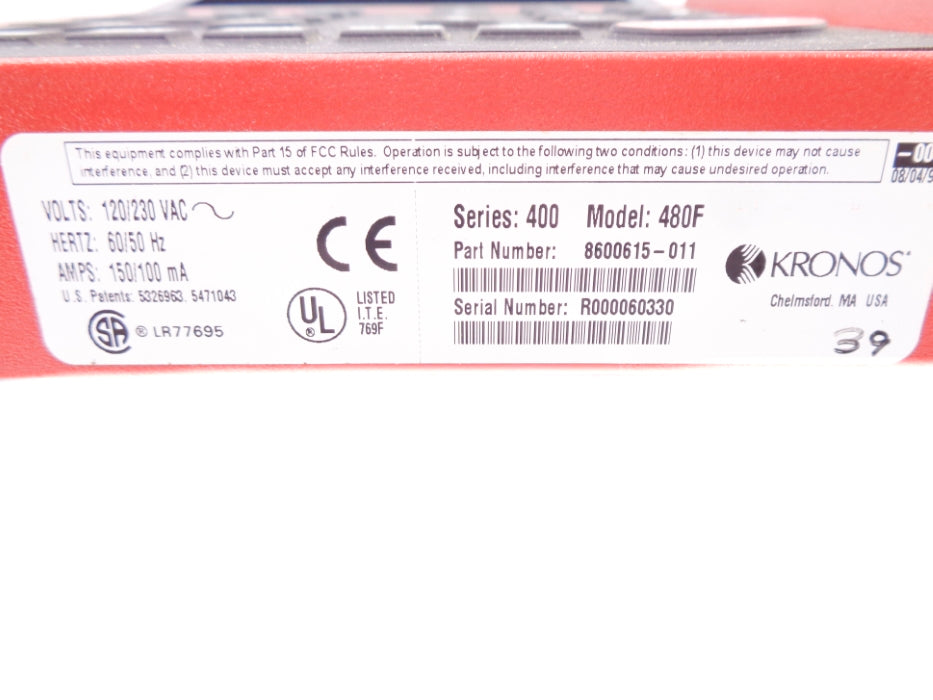 KRONOS 8600615-011 (AS PICTURED) NSNP