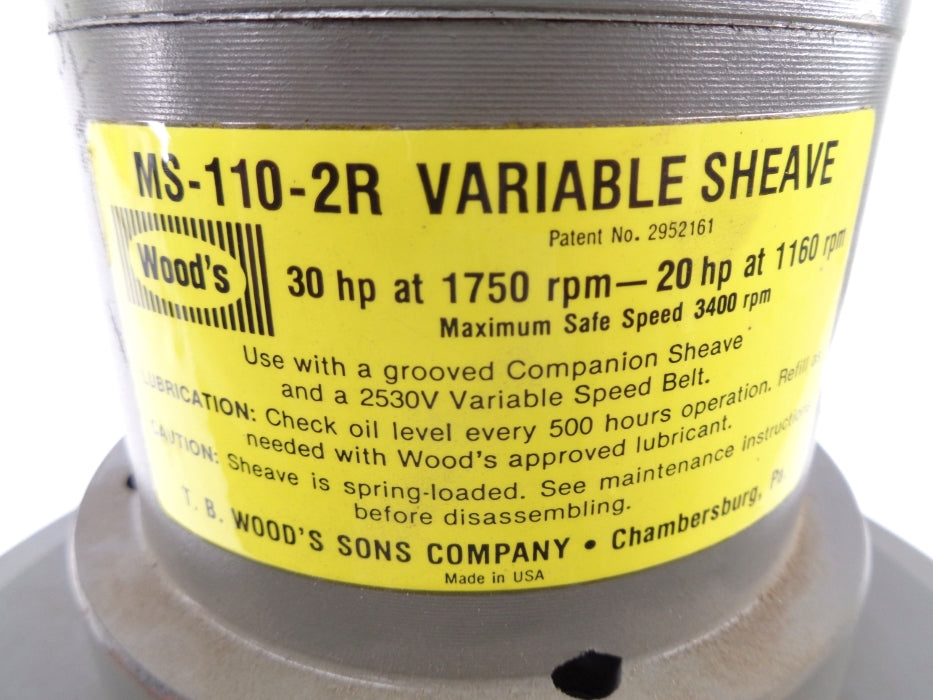 T.B. WOODS MS-110-2R NSNP