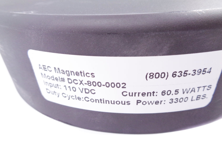 AEC MAGNETICS DCX-800-0002 NSNP