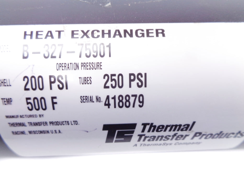 THERMAL TRANSFER PRODUCTS B-327-75901 250PSI NSNP