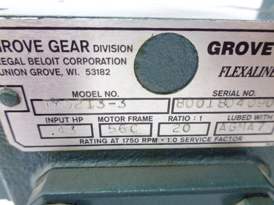 GROVE GEAR TMQ213-3 NSNP