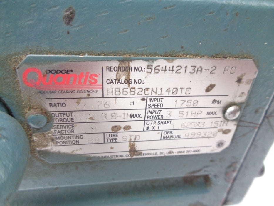 DODGE QUANTIS HB682CN140TC UNMP