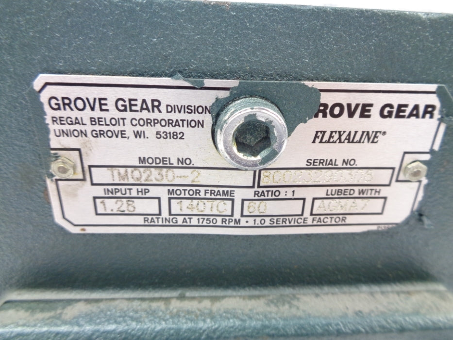 GROVE GEAR TMQ230-2 NSNP
