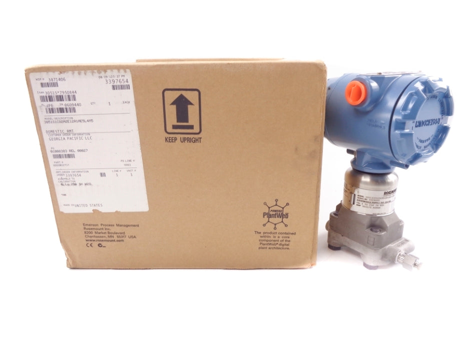 ROSEMOUNT 3051S1CG2A2E12A1AE5L4M5 9PSI NSMP