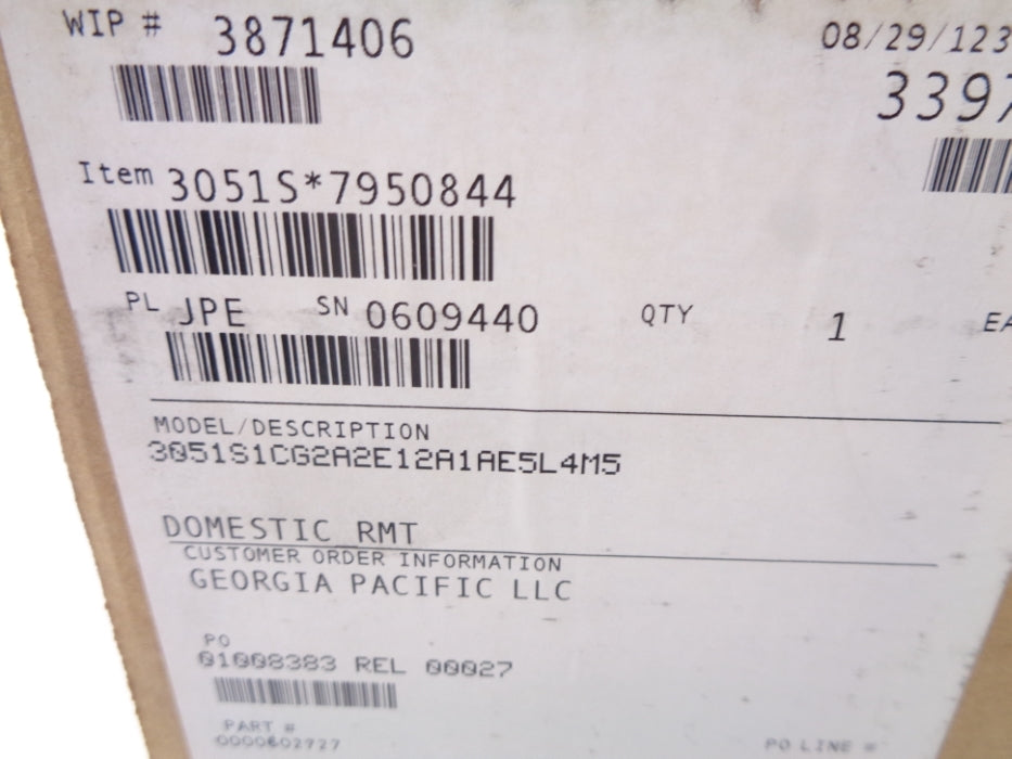 ROSEMOUNT 3051S1CG2A2E12A1AE5L4M5 9PSI NSMP