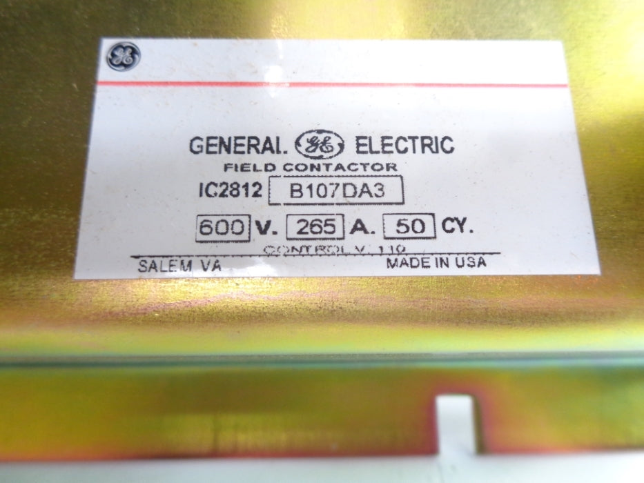 GENERAL ELECTRIC IC2812B107DA3 600V NSMP