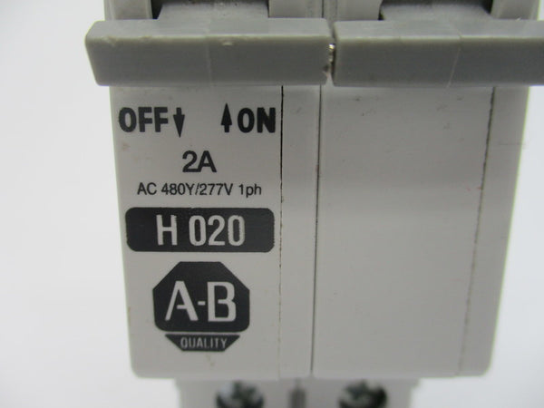 ALLEN BRADLEY 1492-CB2H020 SER. C 2A 277/480VAC NSNP