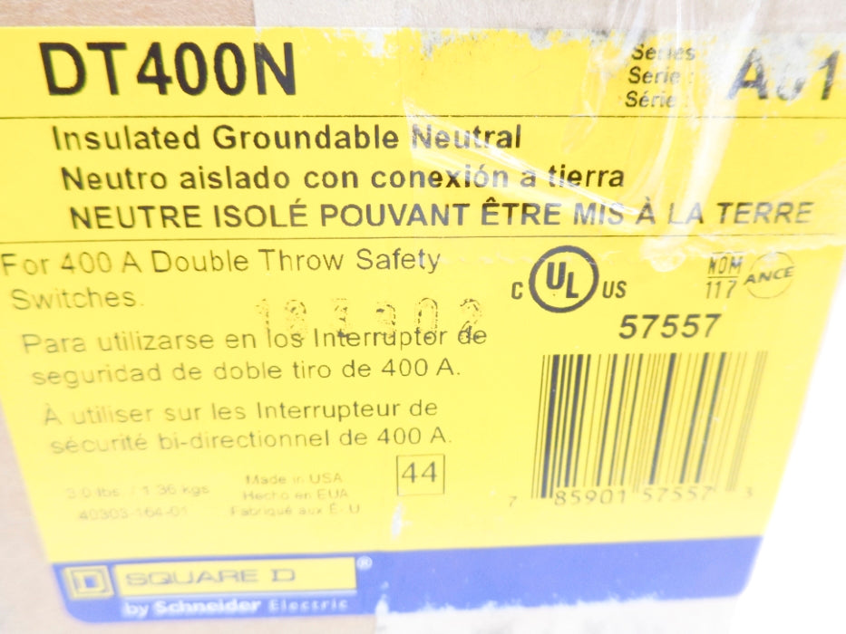 SQUARE D DT400N SER. A01 NSMP