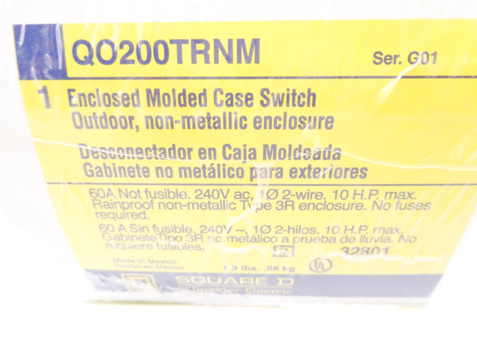SQUARE D QO200TRNM SER. G01 NSMP