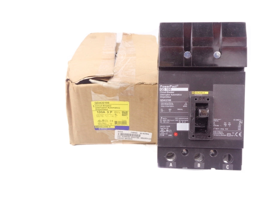 SQUARE D QDA32100 240V 100A NSMP