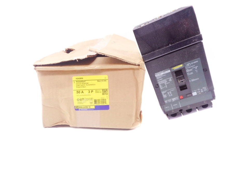 SQUARE D HGA36050 SER. 1 600V 50A NSMP