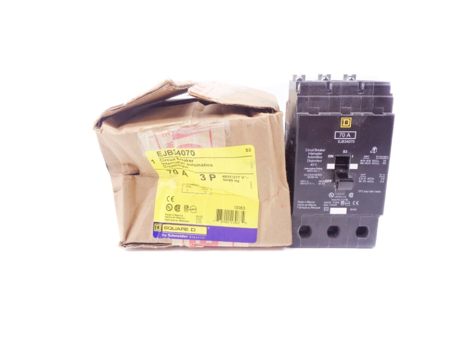 SQUARE D EJB34070 277V 70A NSMP