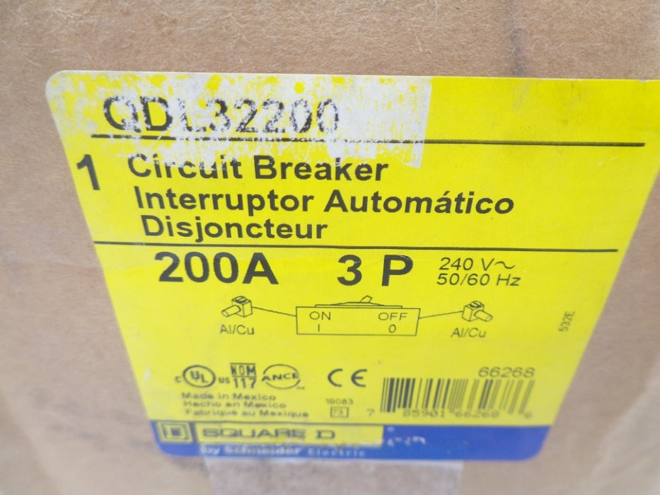 SQUARE D QDL32200 240V 200A NSMP