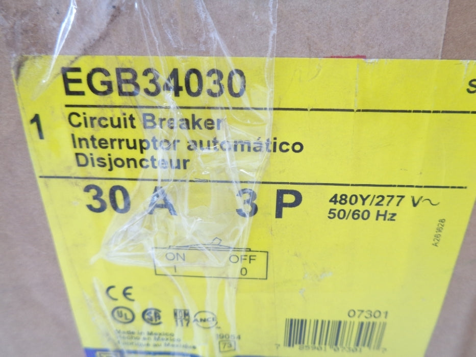 SQUARE D EGB34030 SER. 3 277V 30A NSMP