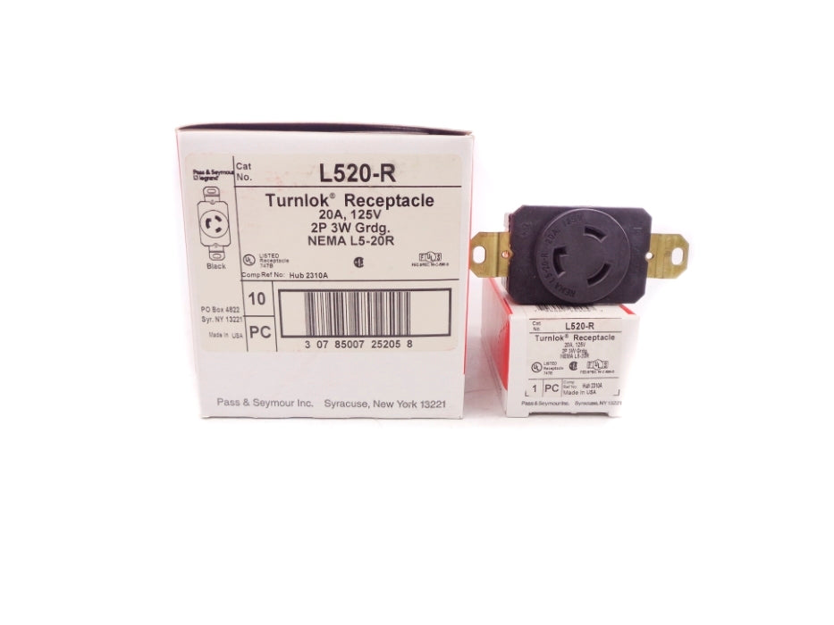 PASS & SEYMOUR L520-R (PKG OF 10) NSMP