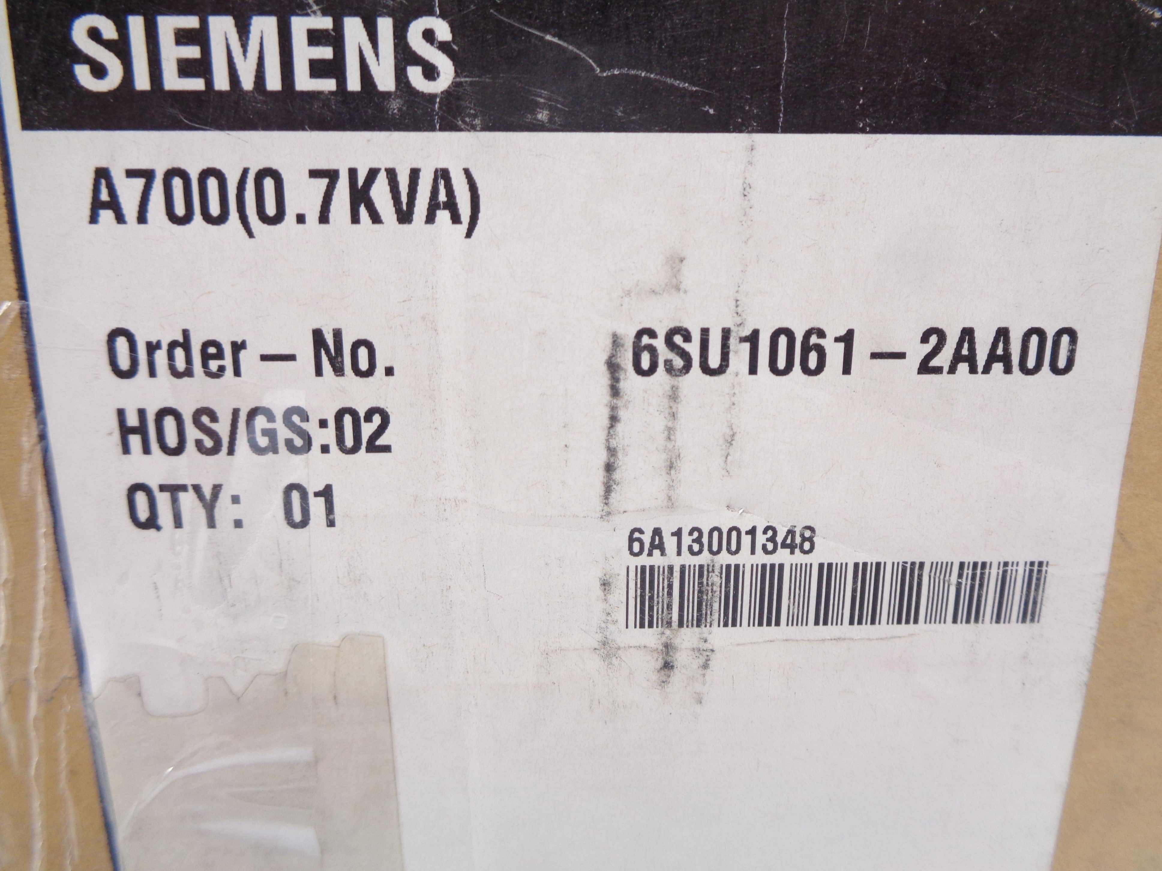 SIEMENS 6SU1061-2AA00 NSMP