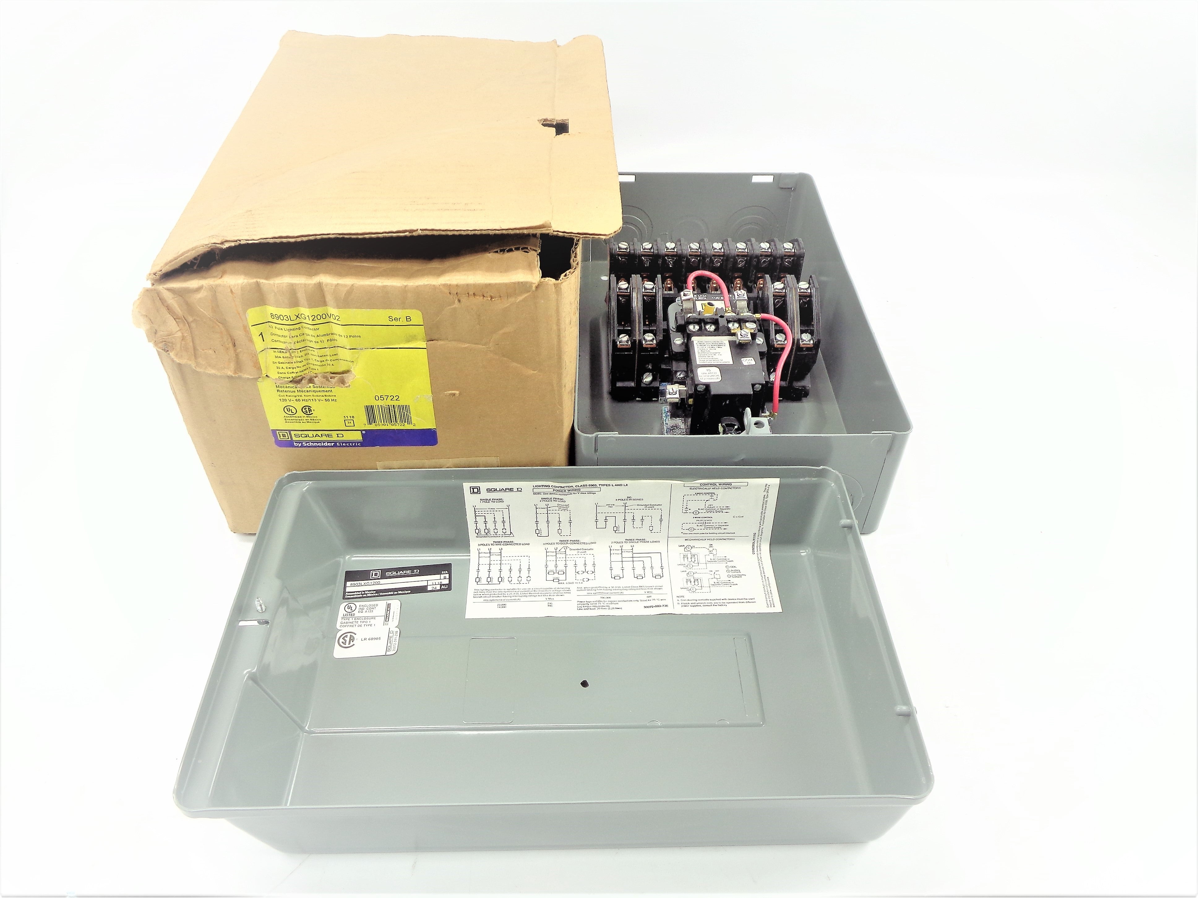 SQUARE D 8903LXG1200V02 SER. B 120V NSMP