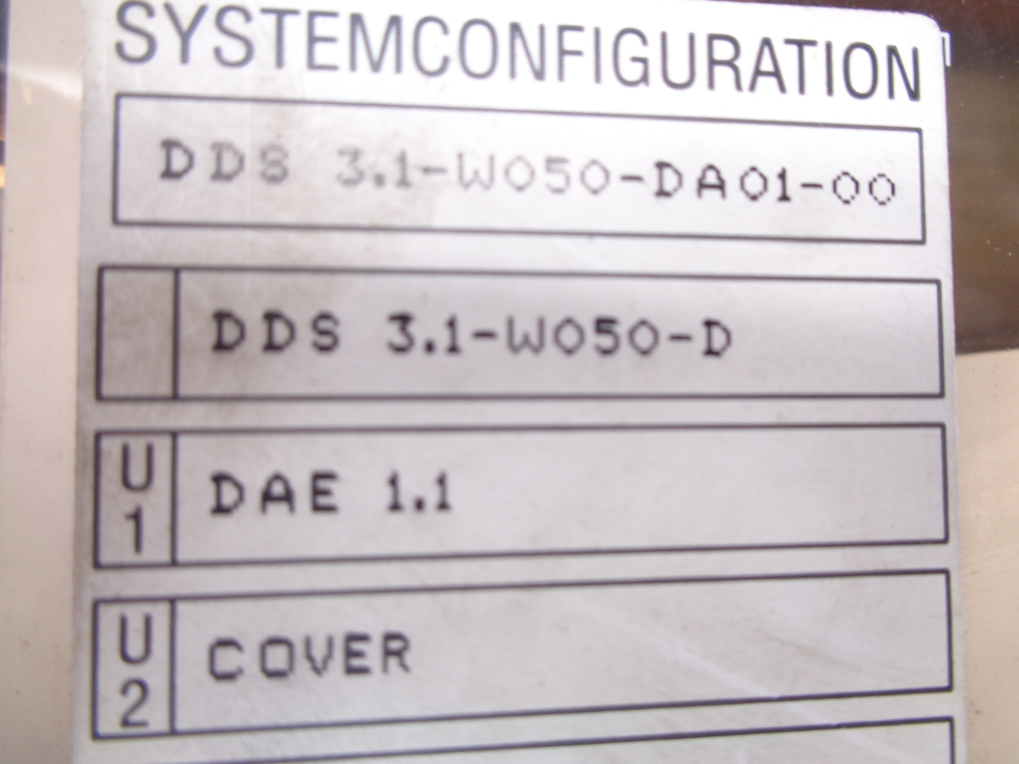INDRAMAT DDS3.1-W050-D UNMP