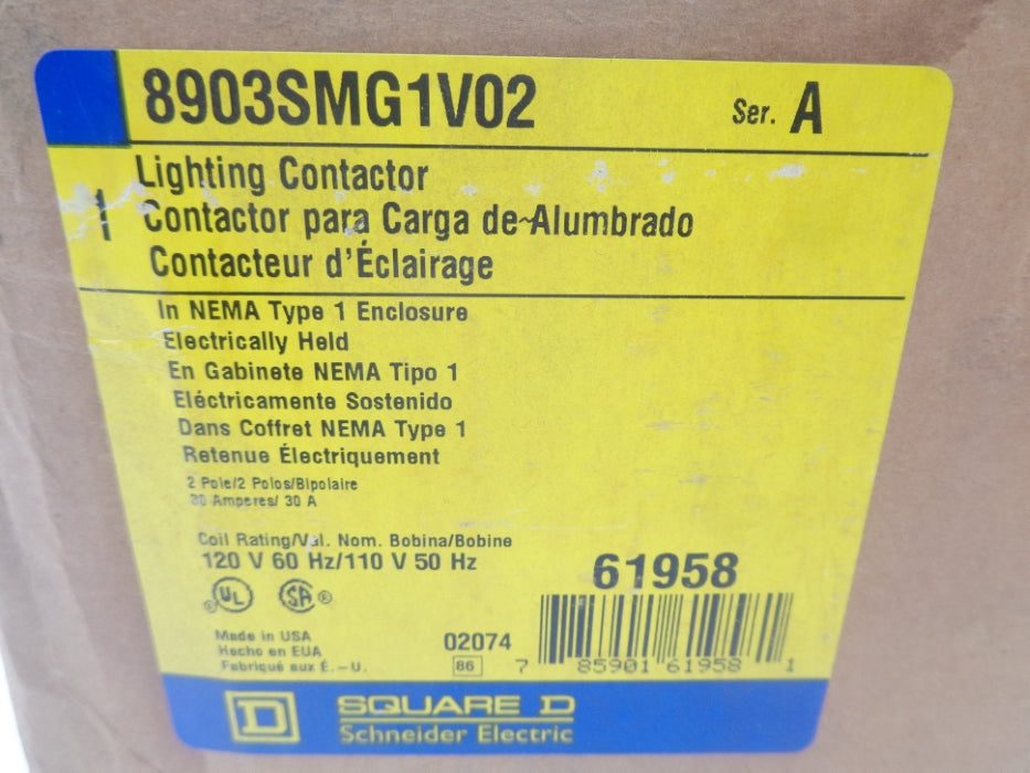 SQUARE D 8903SMG1V02 SER. A 120V NSMP