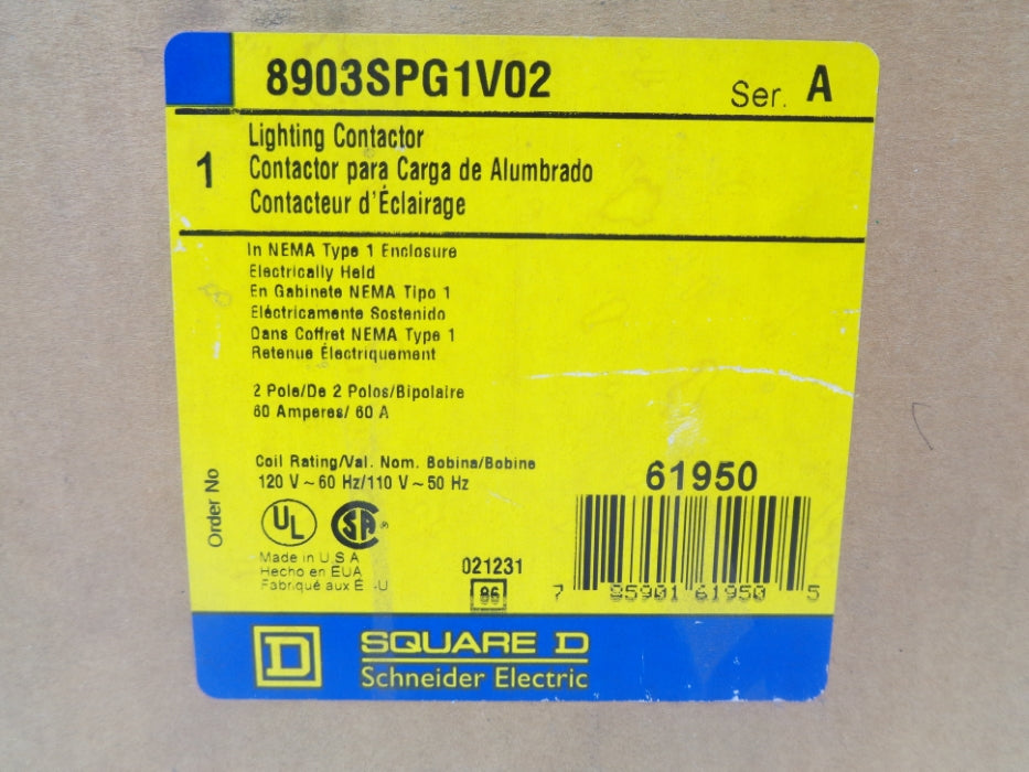SQUARE D 8903SPG1V02 SER. A 120V NSMP