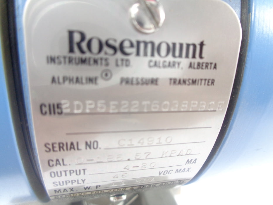 ROSEMOUNT C1152DP5E22T603SPBCE NSNP
