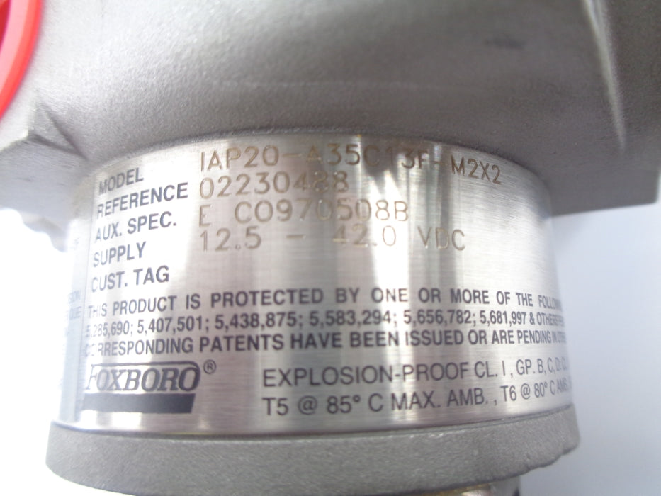 FOXBORO IAP20-A35C13F-M2X2 1500PSI NSNP
