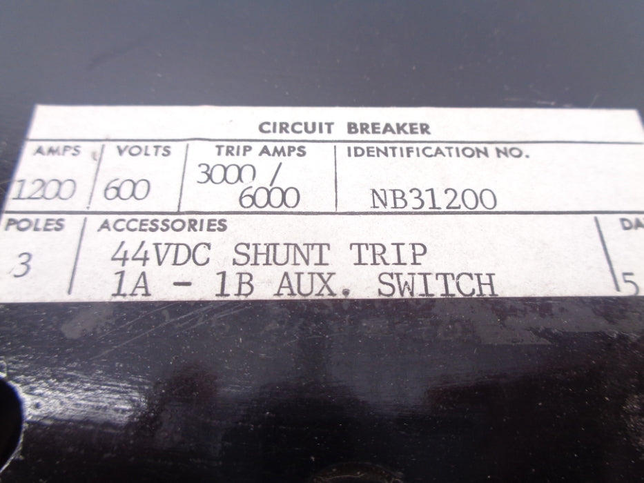 WESTINGHOUSE NB31200 600V 1200A UNMP