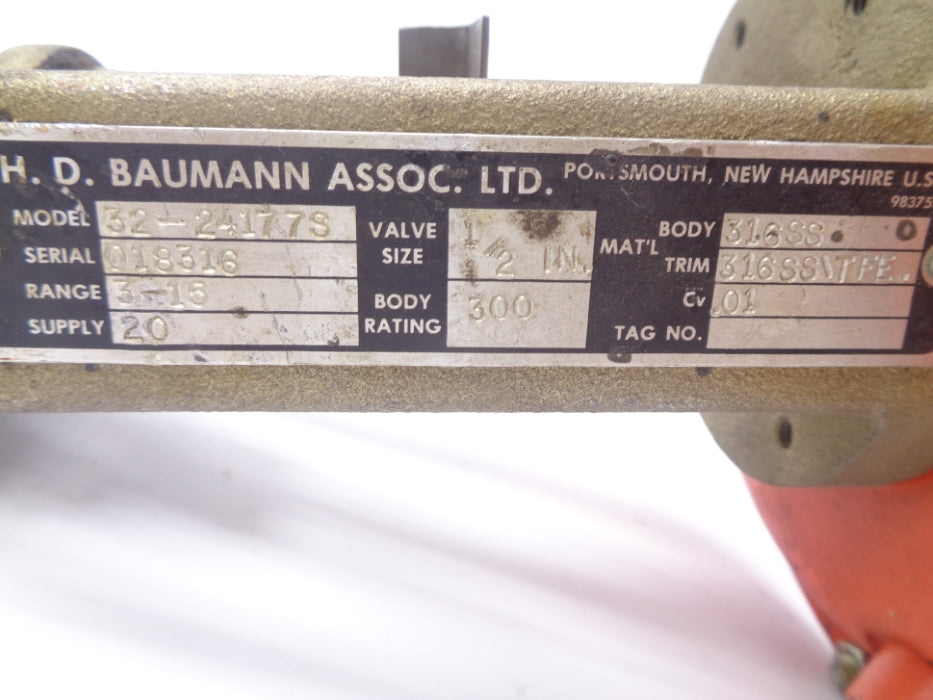 H.D. BAUMANN 32-24177S UNMP