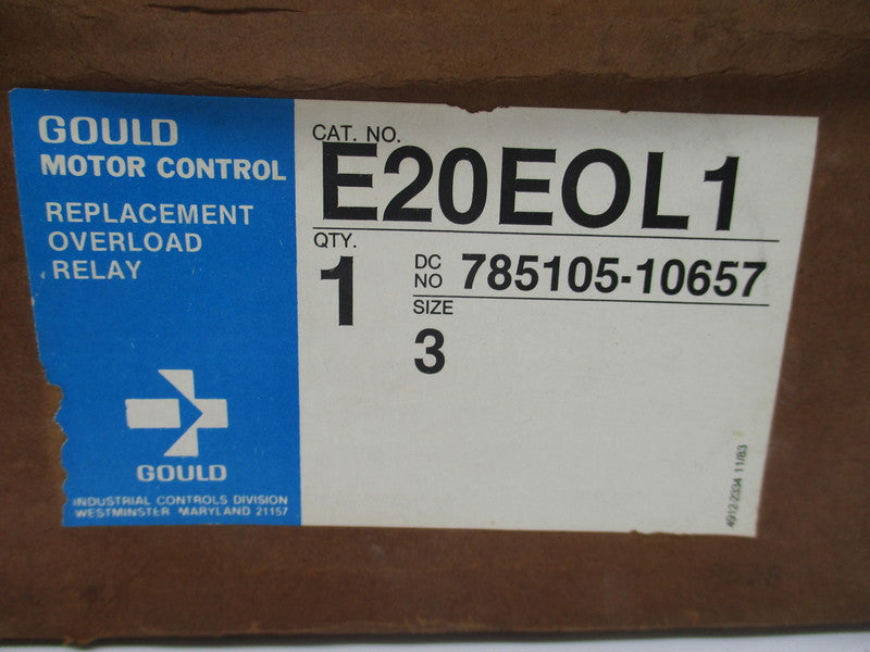 GOULD E20E0L1 NSFS