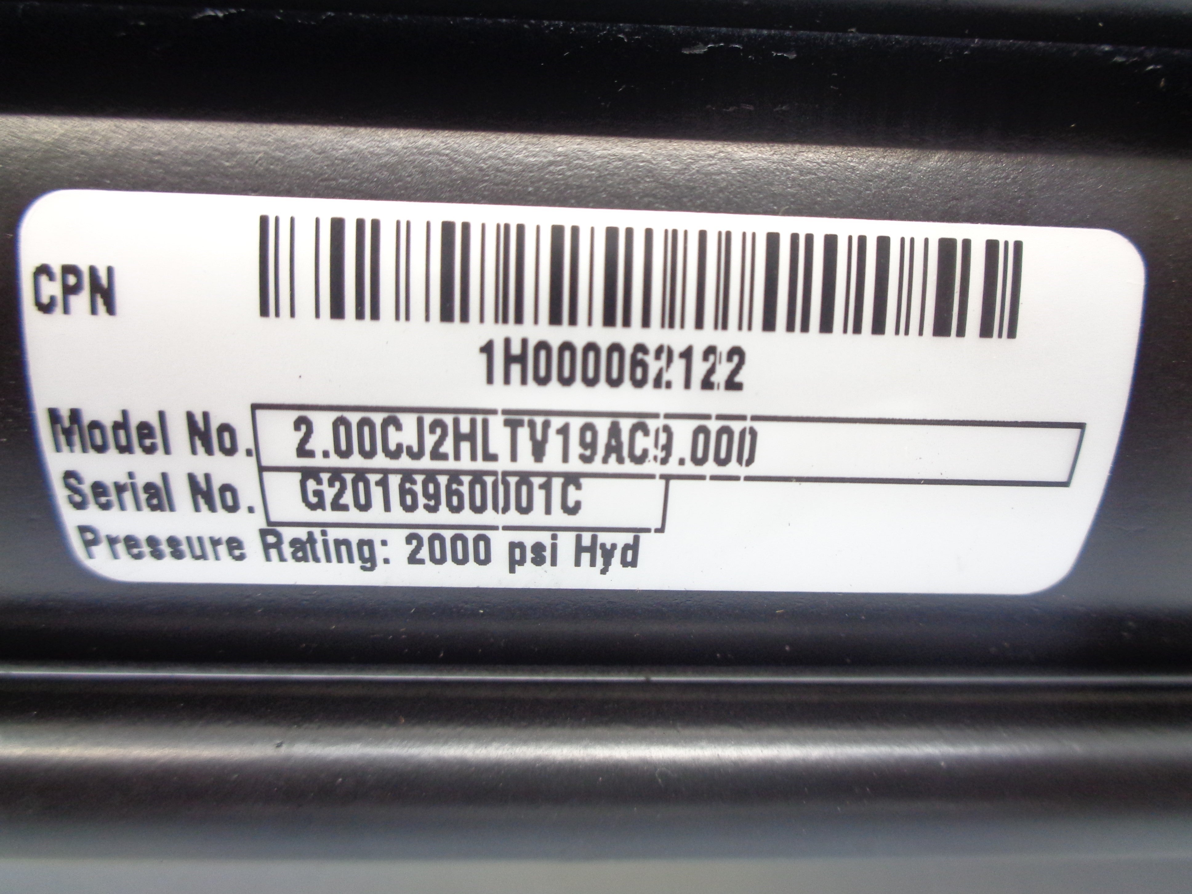 PARKER 2.00CJ2HLTV19AC9.000 2000PSI NSNP