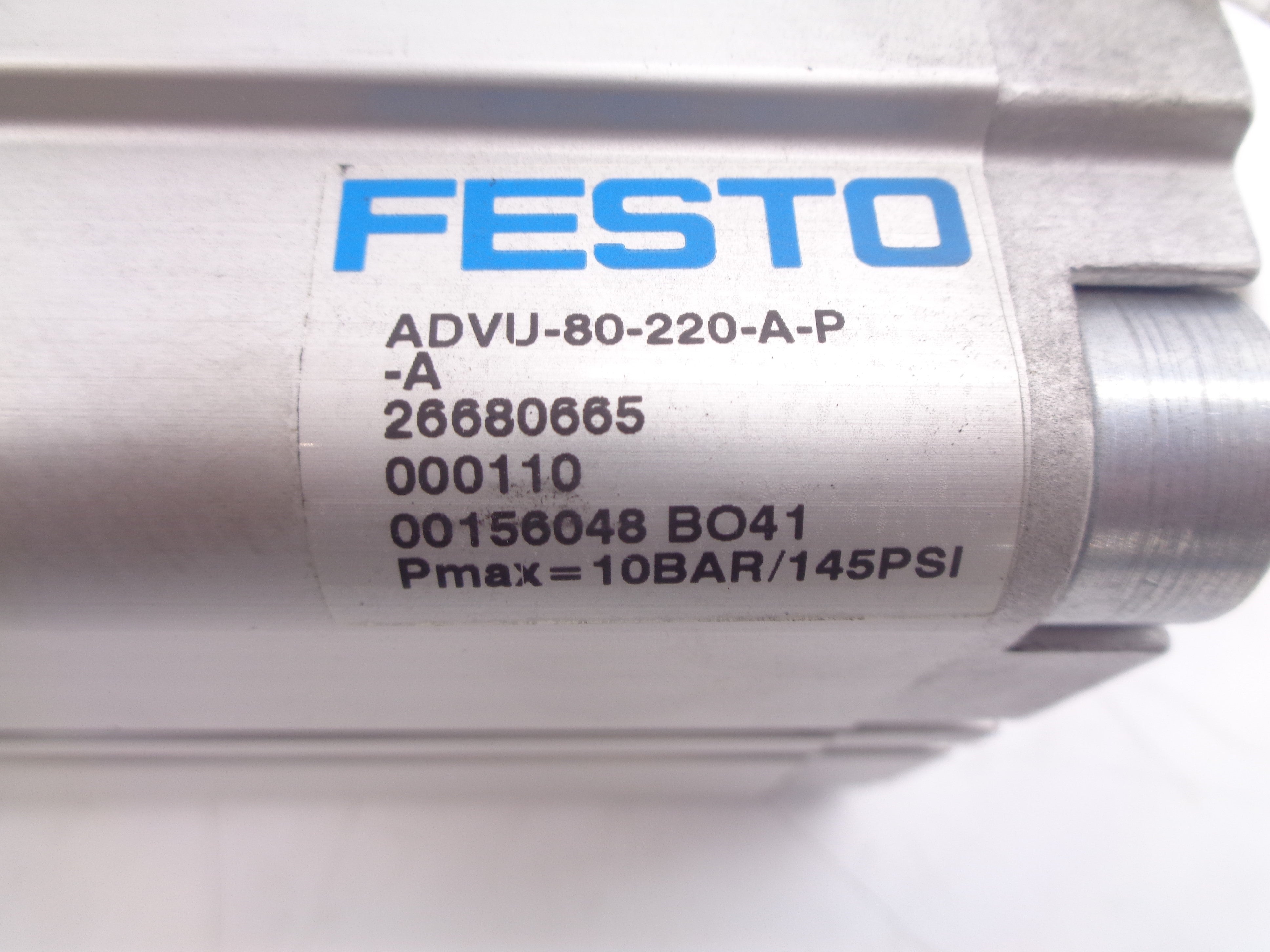 FESTO ADVU-80-220-A-P-A 145PSI NSNP
