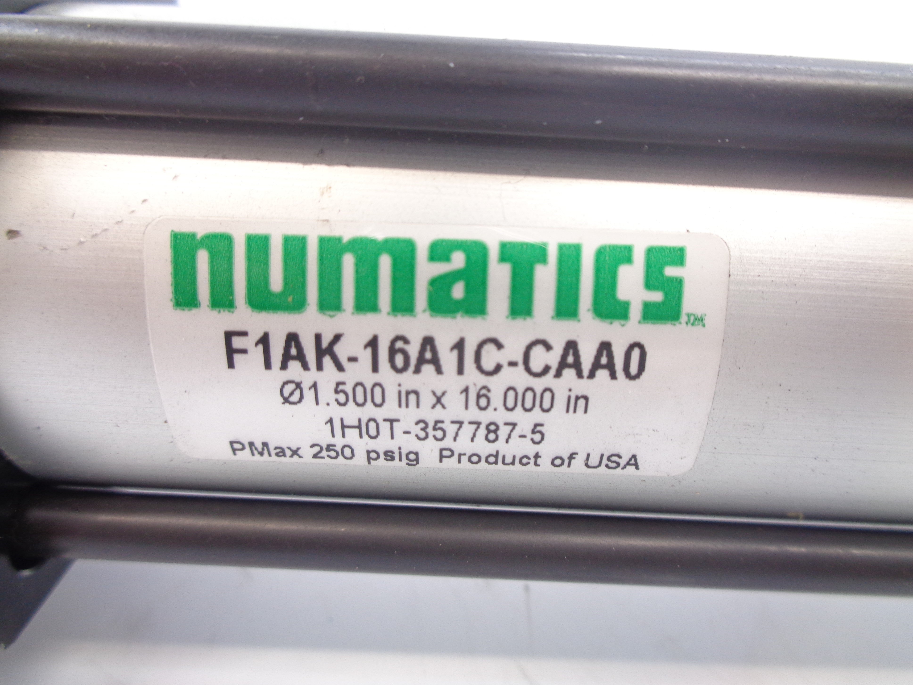 NUMATICS F1AK-16A1C-CAA0 250PSI NSNP