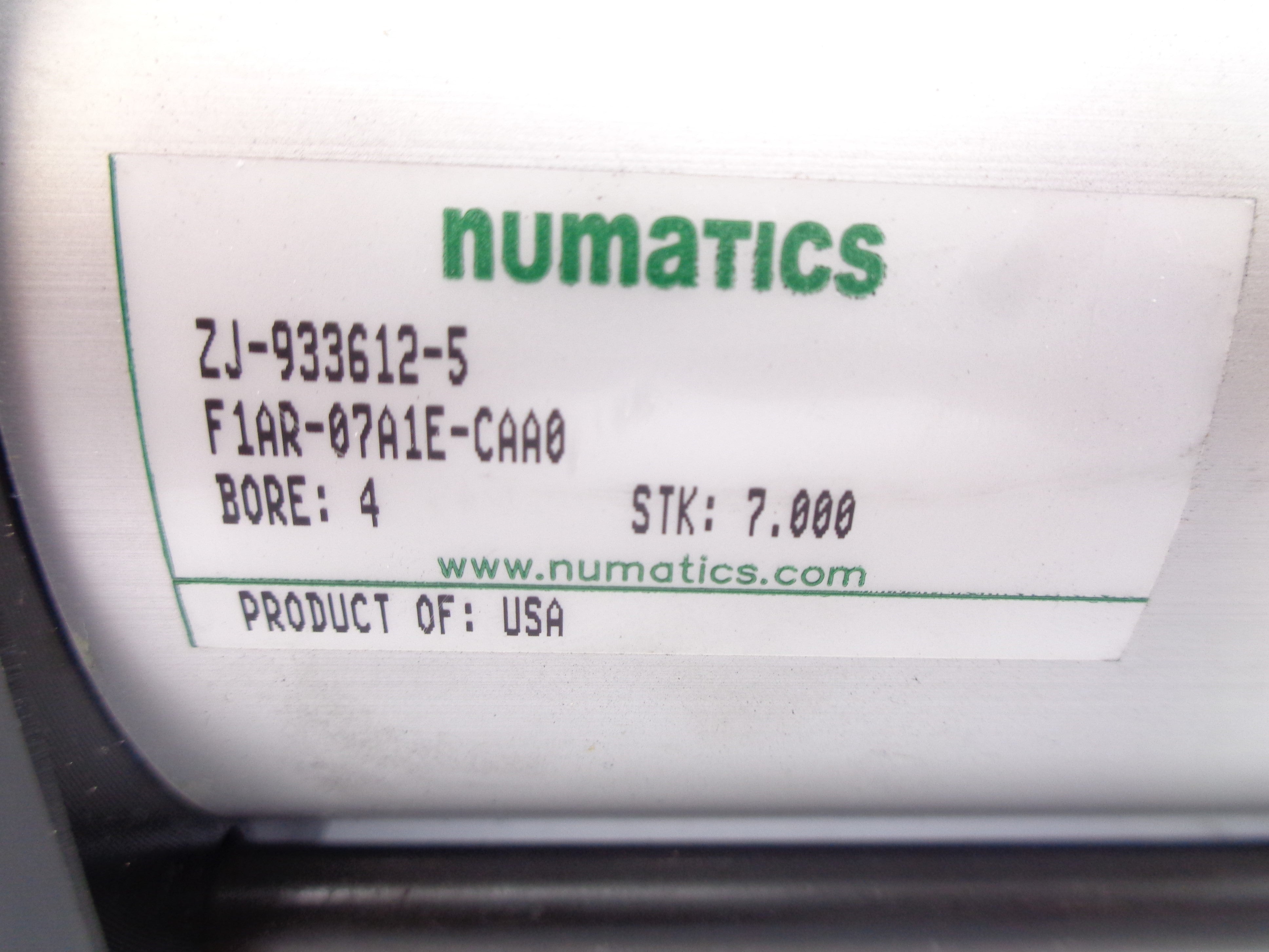 NUMATICS F1AR-07A1E-CAA0 NSNP