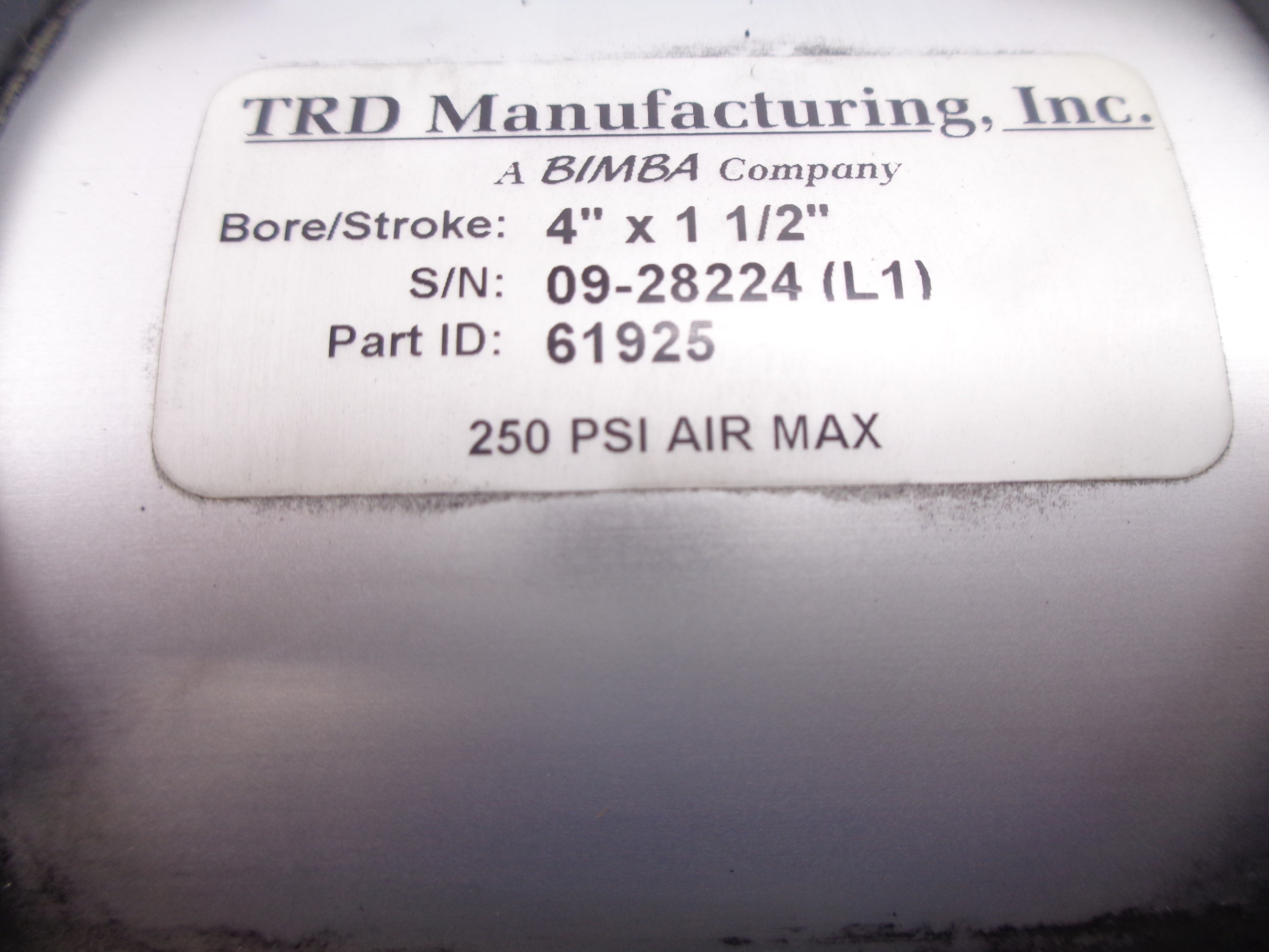 TRD MANUFACTURING 61925 250PSI NSNP