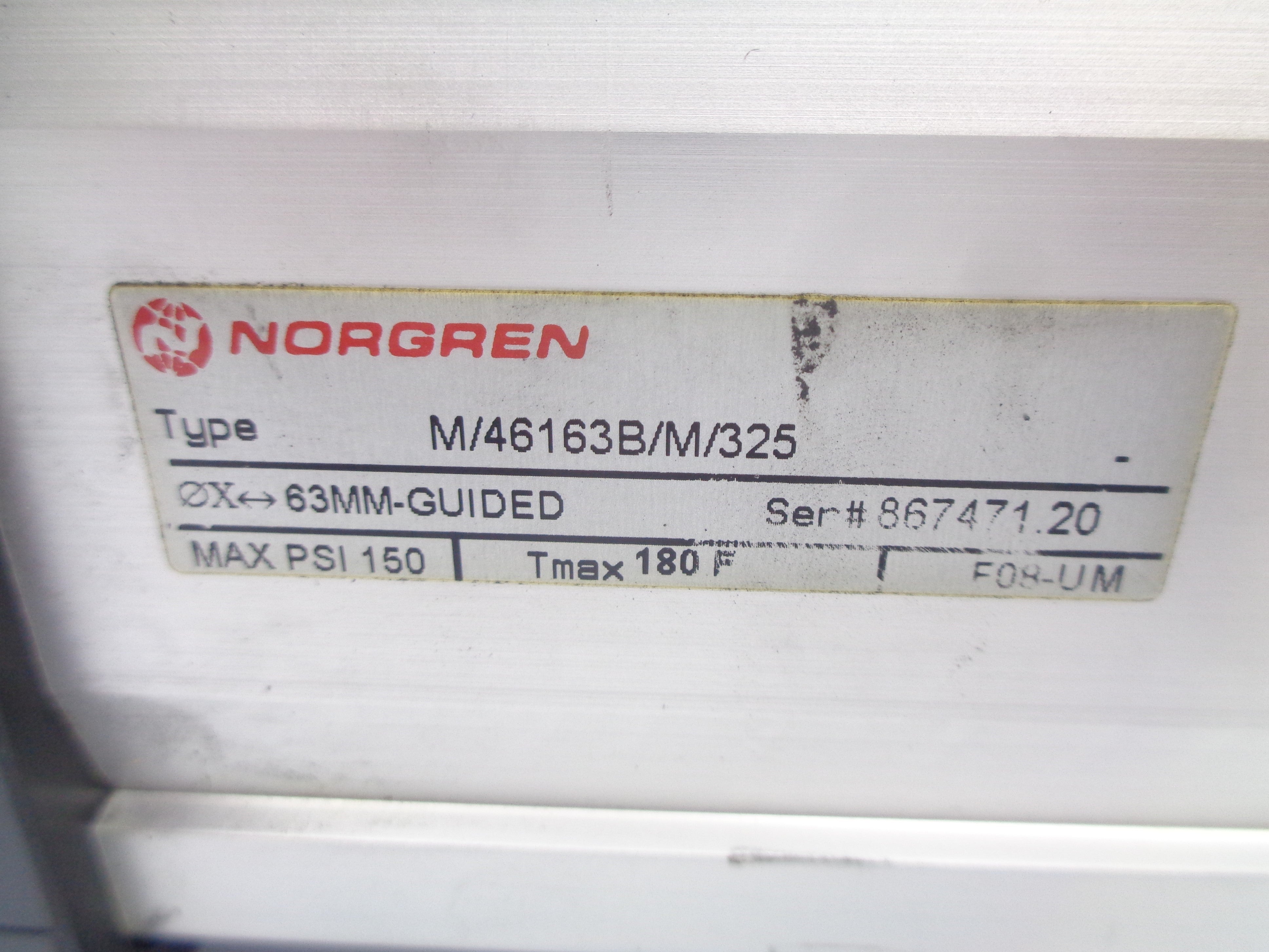 NORGREN M/46163B/M/325 150PSI NSNP