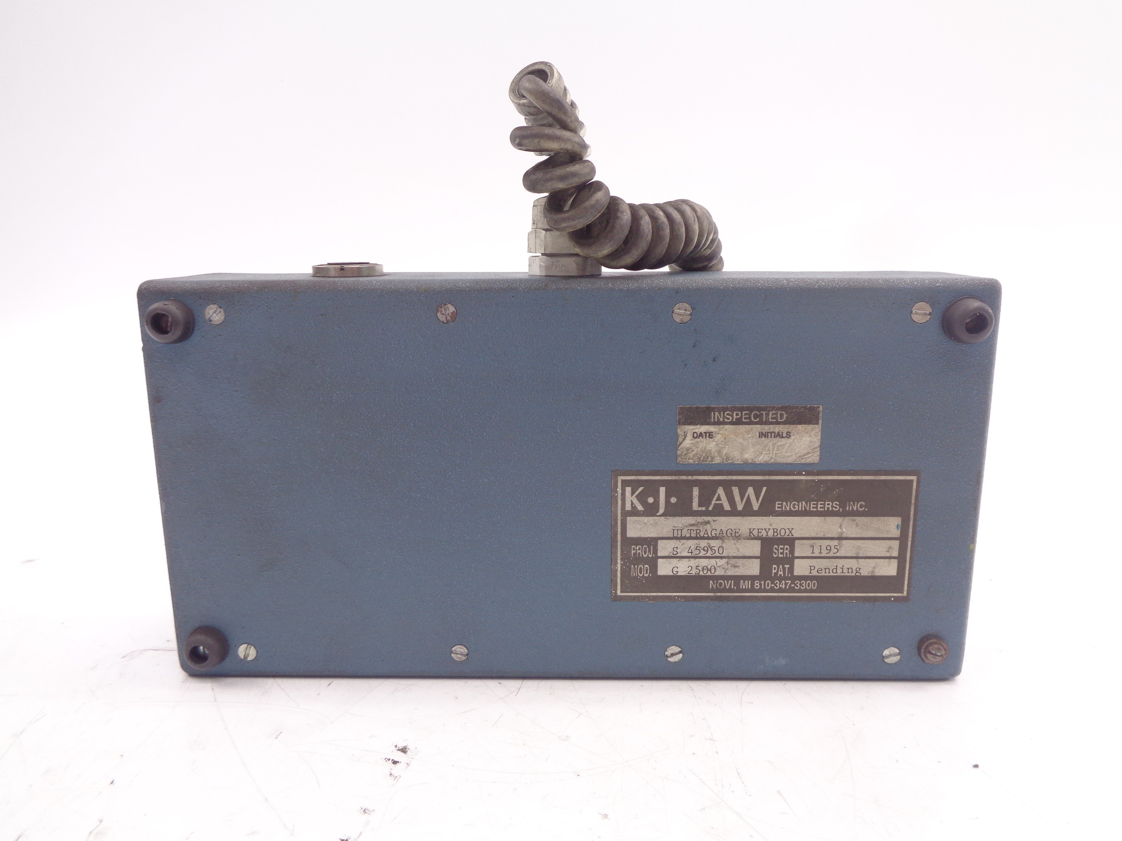 KJ LAW ENGINEERS G2500 UNMP