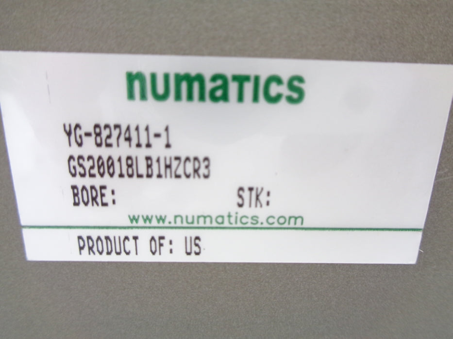 NUMATICS GS20018LB1HZCR3 NSNP