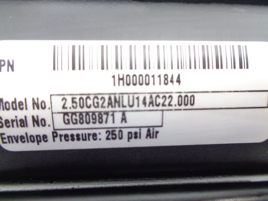 PARKER 2.50CG2ANLU14AC22.00 250PSI NSNP
