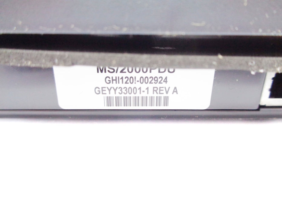 GENERAL ELECTRIC MS/2000PDU REV. A NSNP