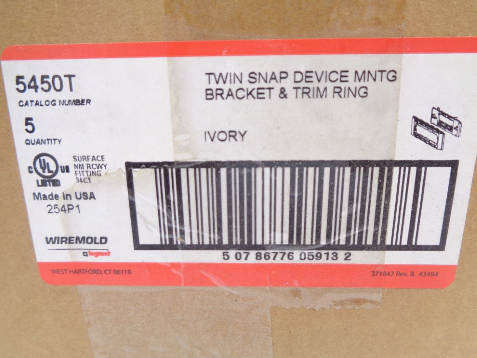 WIREMOLD 5450T (PKG OF 5) NSMP