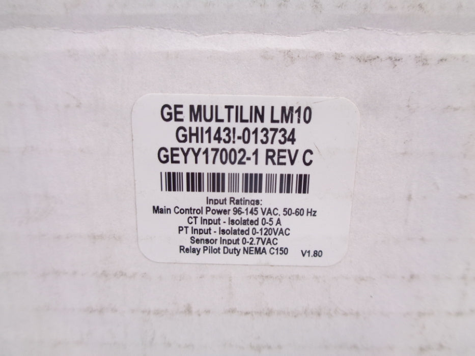 GENERAL ELECTRIC LM10 GHI143!-013734 NSMP