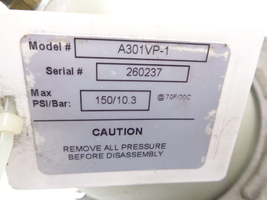 SENTRY BLACOH A301VP-1 UNMP
