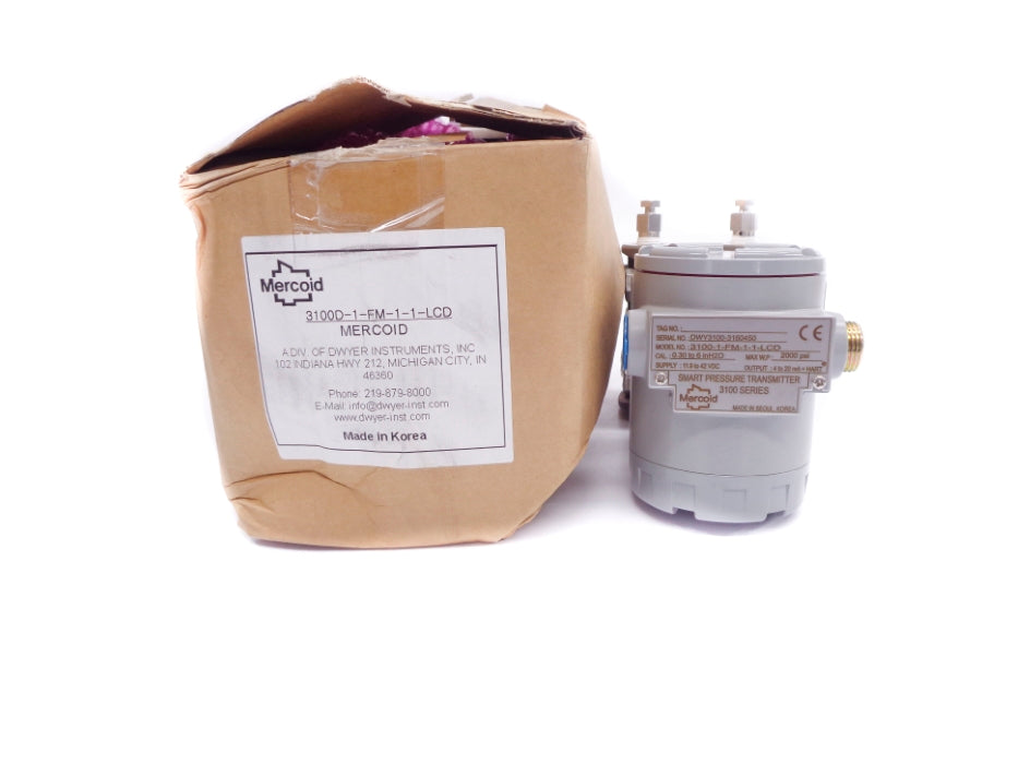 MERCOID 3100D-1-FM-1-1-LCD 2000PSI NSMP