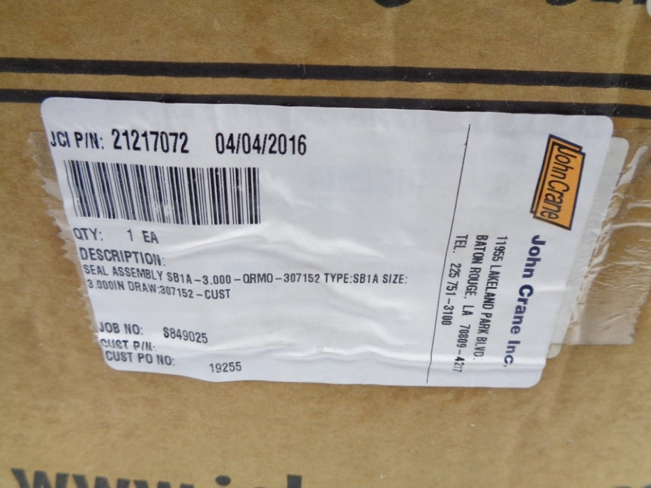 JOHN CRANE SB1A-3.000-QRMO-307152 NSMP