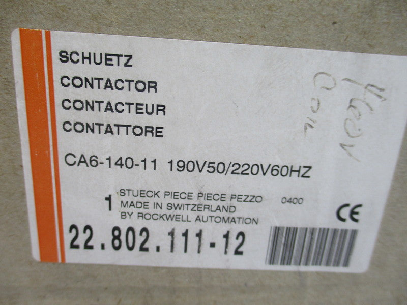 SPRECHER+SCHUH CA6-140-11 190/220V NSMP