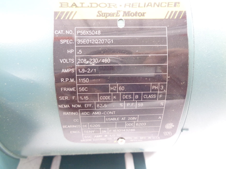 BALDOR P56X5048 SER. F NSNP