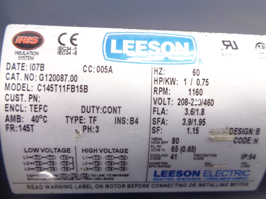 LEESON C145T11FB15B NSNP