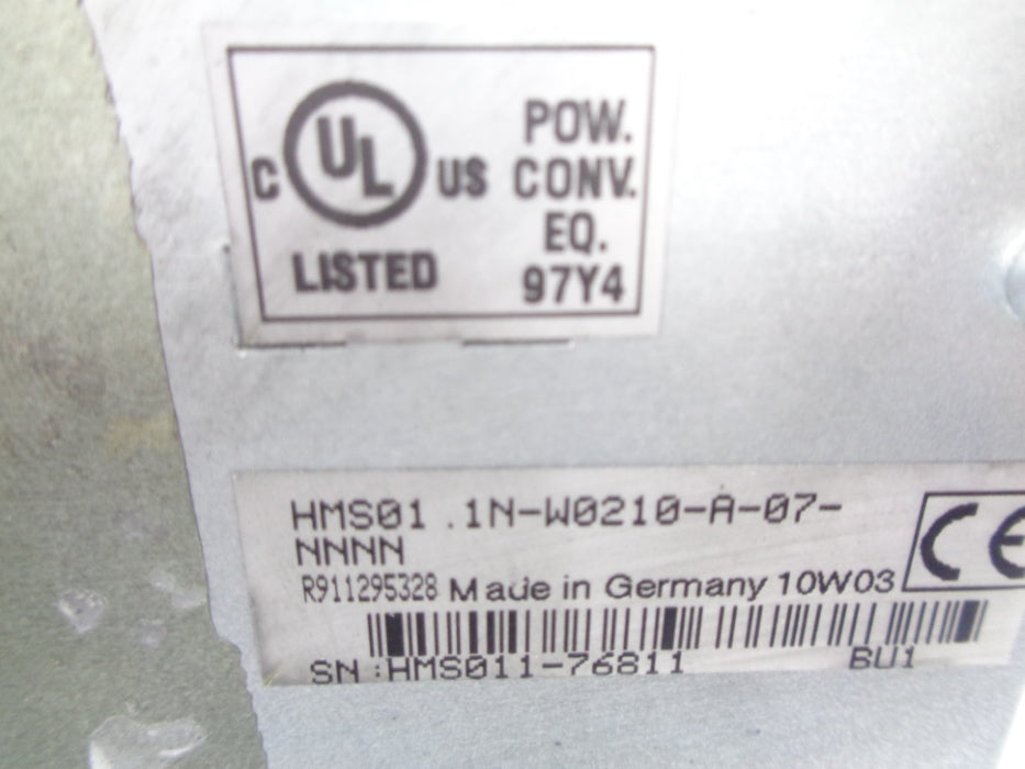 REXROTH HMS01.1N-W0210-A-07-NNNN R911295328 (AS PICTURED) NSNP