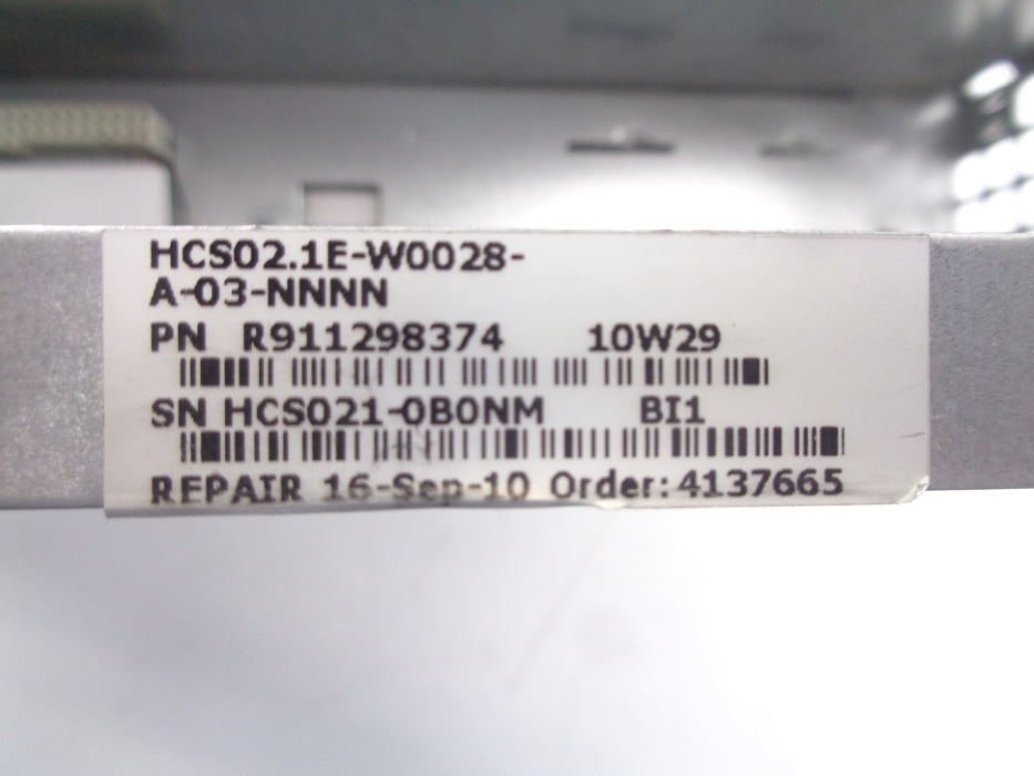 REXROTH HCS02.1E-W0028-A-03-NNNN R911298374 (AS PICTURED) REMAN