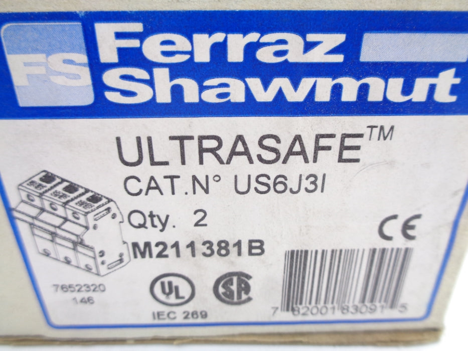 FERRAZ SHAWMUT US6J3I (PKG OF 2) NSMP